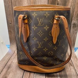 Louis Vuitton Monogram Canvas Bucket Petite Bag